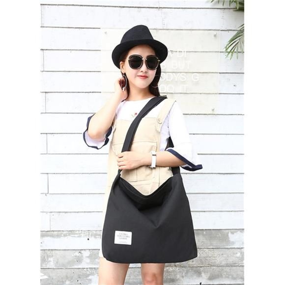 Women's Retro Large Size Canvas Shoulder Bag Hobo Crossbody Handbag Casual Tote - Picture 2 of 7